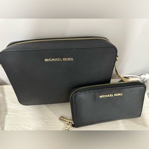 MK bag and wallet